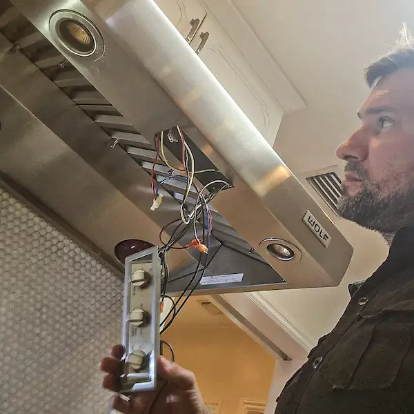 Range hood repair cost near me